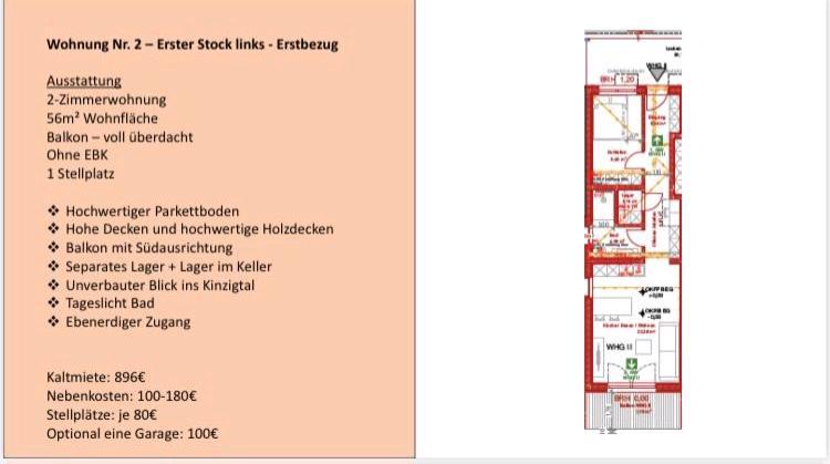 Etagenwohnung Gelnhausen - 2 Zimmer, 60 m&sup2;, 896&euro; | Angebot:26698339