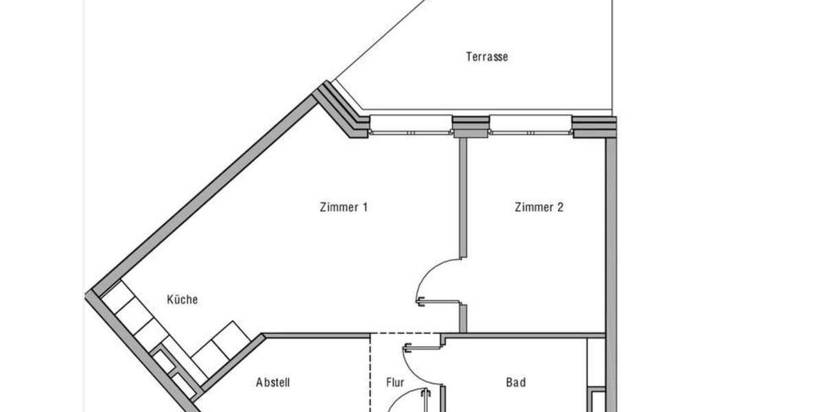 Terrassenwohnung Hamburg Bahrenfeld - 2 Zimmer, 59 m&sup2;, 1.705&euro; | Angebot:26690309