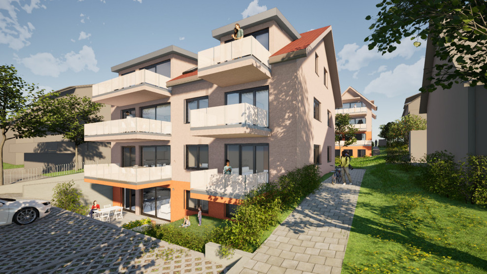 Lichtdurchflutet 4,5-Zimmer-NeubauWohnung im KfW-Effizienzhaus 40