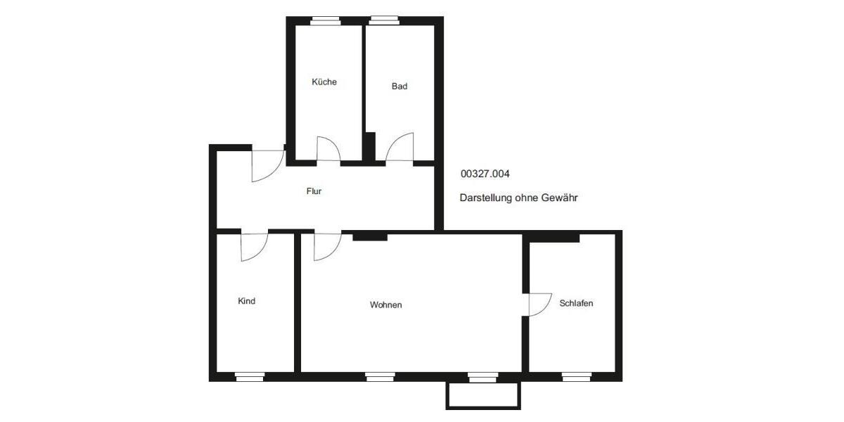 Etagenwohnung Köthen (Anhalt) - 3 Zimmer, 79 m&sup2;, 420&euro; | Angebot:19403917