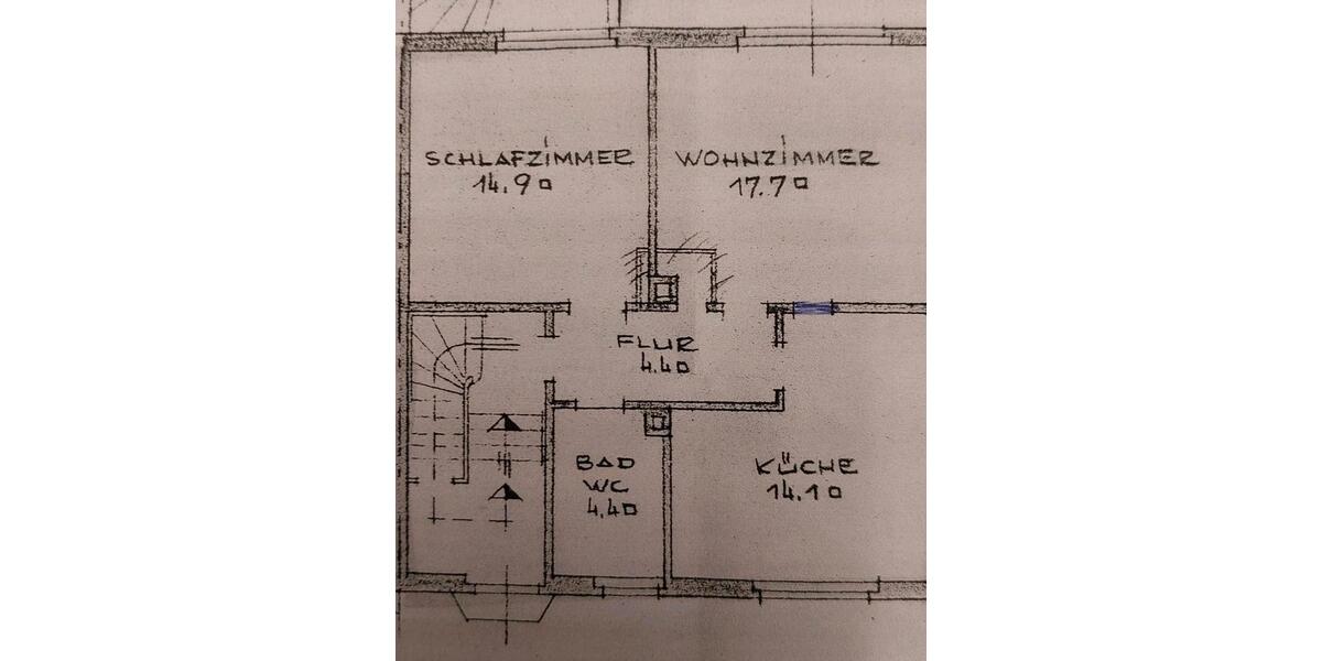 Etagenwohnung Ettlingen - 2 Zimmer, 60 m&sup2;, 750&euro; | Angebot:24743993