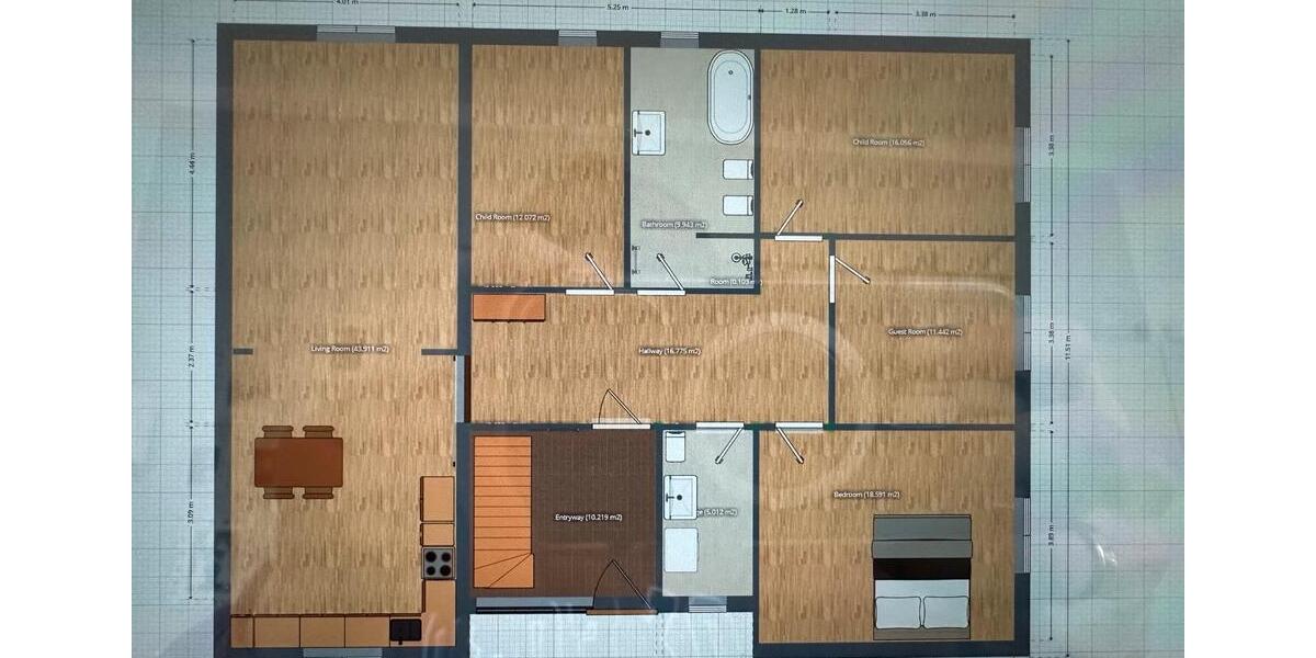 Erdgeschoßwohnung Rahden - 5 Zimmer, 136 m&sup2;, 1.100&euro; | Angebot:26019184