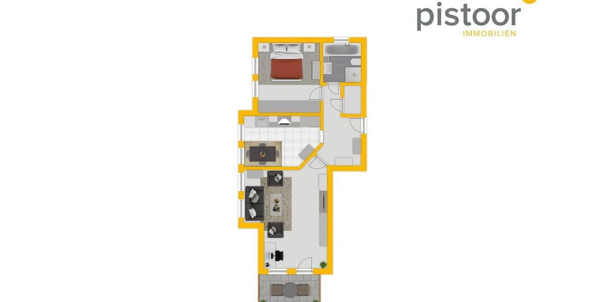 Etagenwohnung Westerstede - 2 Zimmer, 68 m&sup2;, 690&euro; | Angebot:24715148