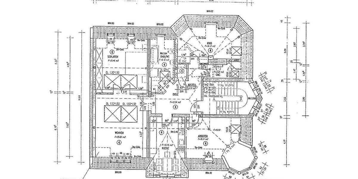 Dachgeschoßwohnung Magdeburg Nordwest - 4 Zimmer, 114 m&sup2;, 1.254&euro; | Angebot:26249667