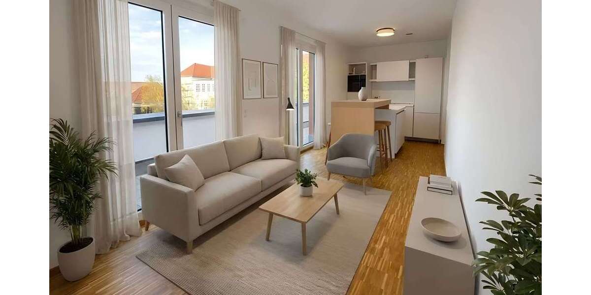 Etagenwohnung Straubing Straubing-Ost - 2 Zimmer, 59 m&sup2;, 930&euro; | Angebot:26640119