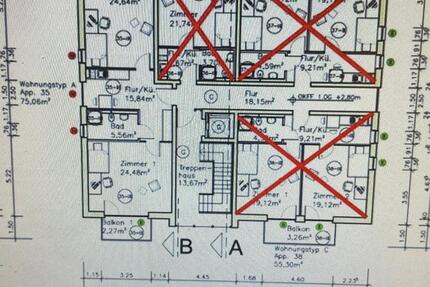 Wohnung Marburg Biegenviertel - 2 Zimmer, 75 m&sup2;, 900&euro; | Angebot:26624513