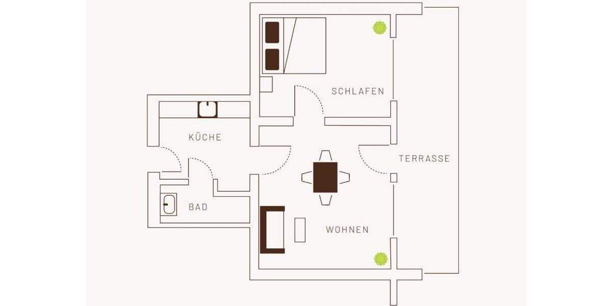 Etagenwohnung Wehr - 2 Zimmer, 41 m&sup2;, 1.000&euro; | Angebot:24027996