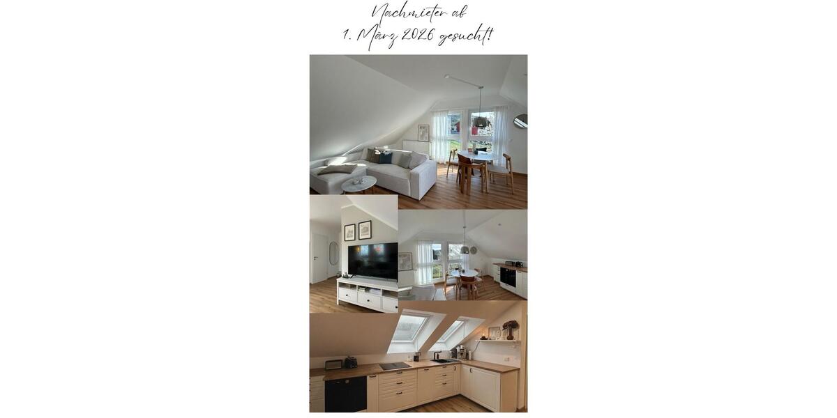 Freundliche Dachgeschosswohnung in Riedenberg 2 zimmer