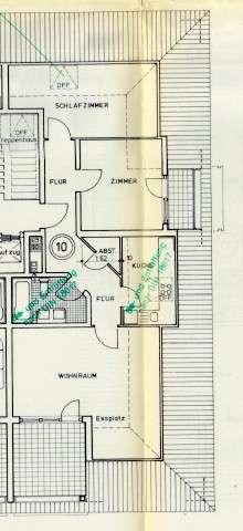 Dachgeschoßwohnung Friedberg (Hessen) - 3 Zimmer, 82 m&sup2;, 1.045&euro; | Angebot:24802461