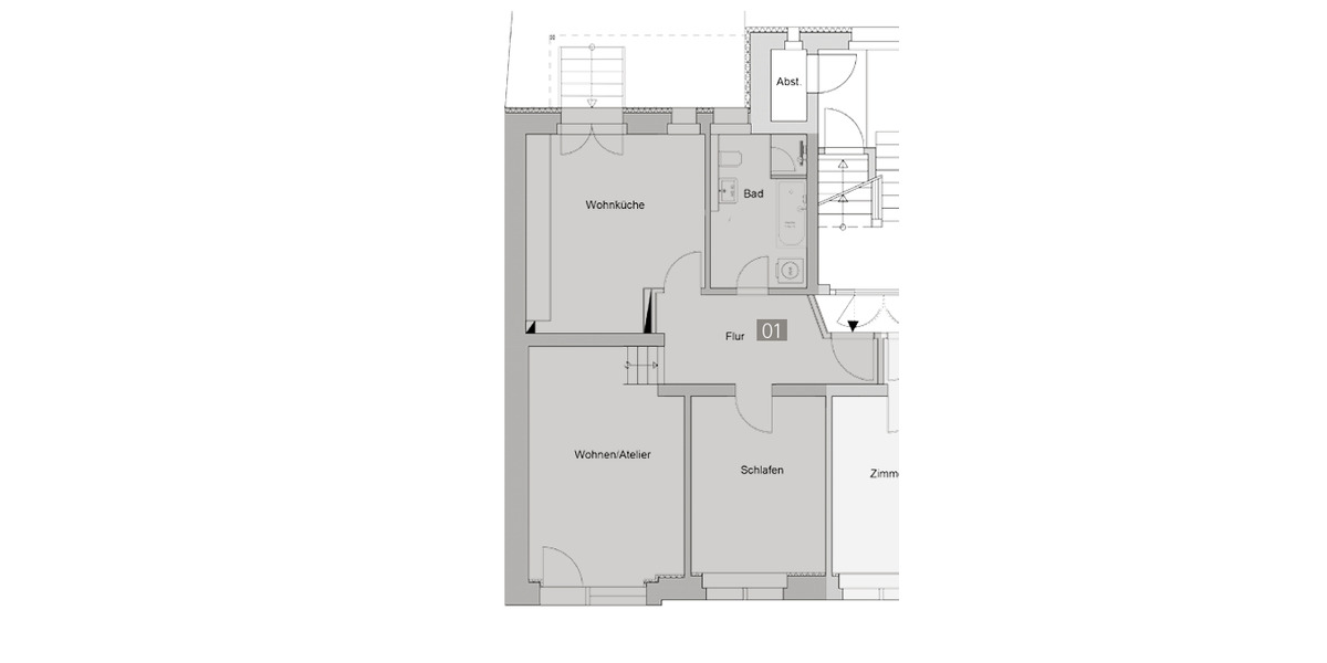 Etagenwohnung Borna - 3 Zimmer, 75 m&sup2;, 660&euro; | Angebot:26117833