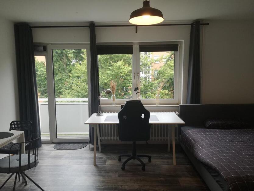 Wunderschöne, möblierte 1-Zimmer-Wohnung zur Zwischenmiete (4min