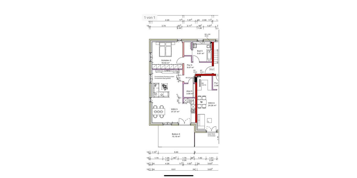 Etagenwohnung Karlshuld - 2 Zimmer, 75 m&sup2;, 1.300&euro; | Angebot:25992237