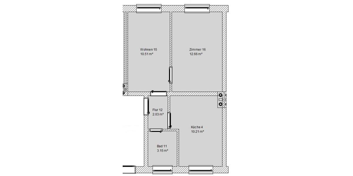 2 Zimmer Mietwohnung 2 zimmer