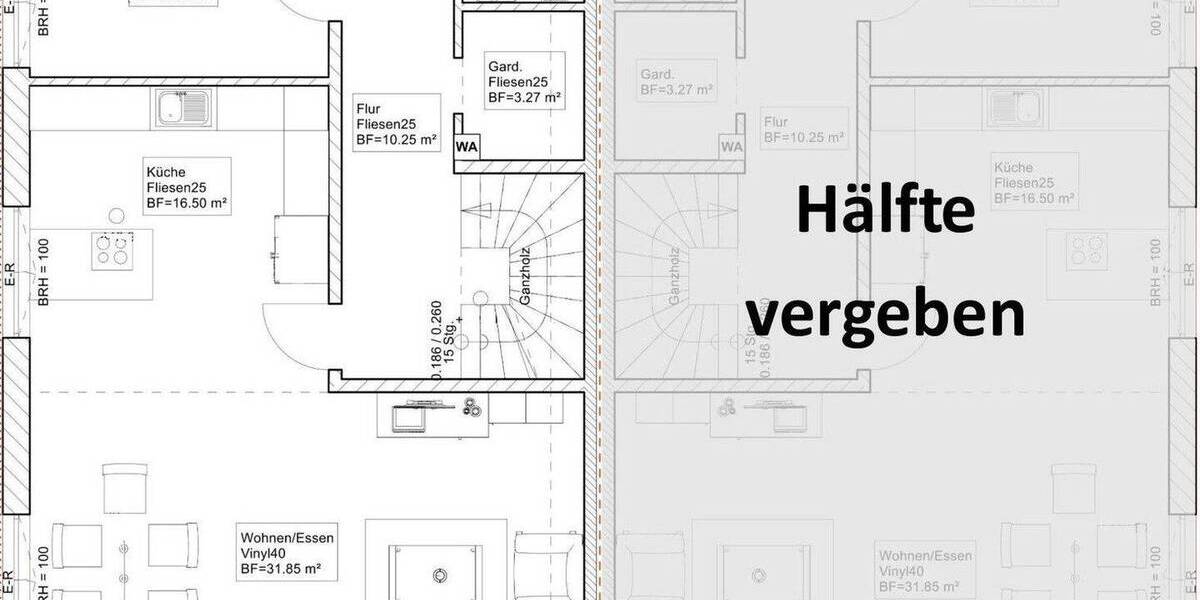 Doppelhaushälfte Heldenstein - 5 Zimmer, 153 m&sup2;, 1.660&euro; | Angebot:26152605