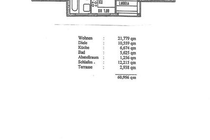 Wohnung Dessau-Roßlau Dessau - 1 Zimmer, 61 m&sup2;, 550&euro; | Angebot:26614485