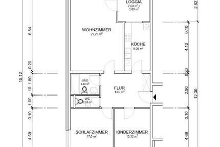 Neu renovierte, Helle 3-Zimmer-Wohnung (92 m²) zimmer