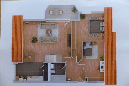 Wohnung Mönchweiler - 4 Zimmer, 110 m&sup2;, 825&euro; | Angebot:26024296