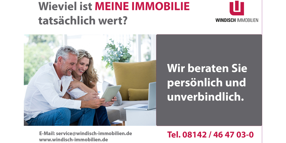 WINDISCH - ERSTBEZUG! Traumhafte Gartenwohnung mit EBK zentral in Gröbenzell - frei ab August - Erdgeschoßwohnung Gröbenzell | Angebot:26762117