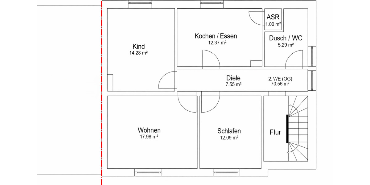 Erdgeschoßwohnung Heinsberg - 3 Zimmer, 71 m&sup2;, 750&euro; | Angebot:25120787