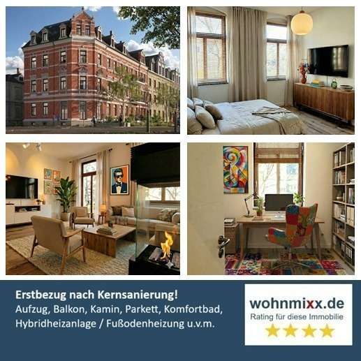 Etagenwohnung Chemnitz Ebersdorf - 2.5 Zimmer, 59 m&sup2;, 500&euro; | Angebot:25292988