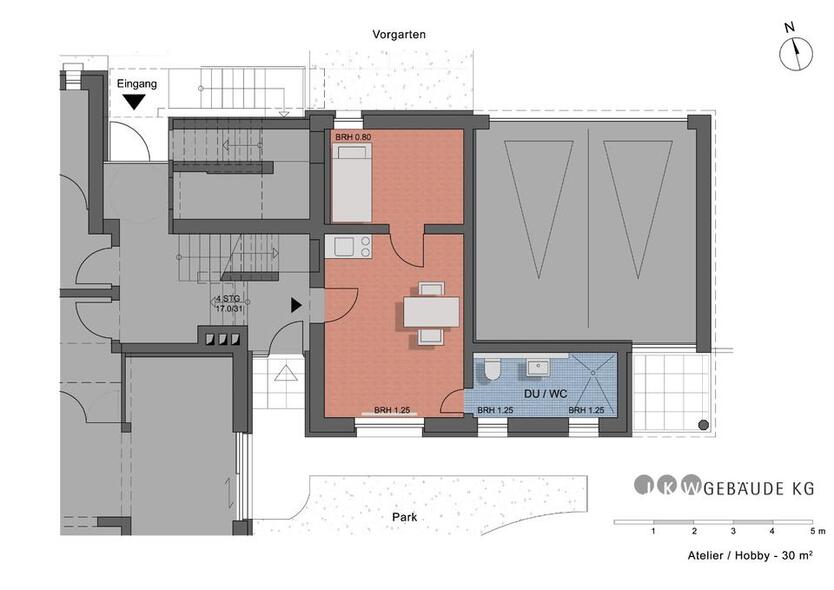 30qm Appartement für temporäres Wohnen zimmer