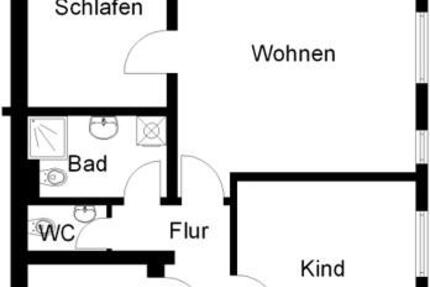 Zuhause fühlen: günstige 4-Zimmer-Wohnung 4 zimmer