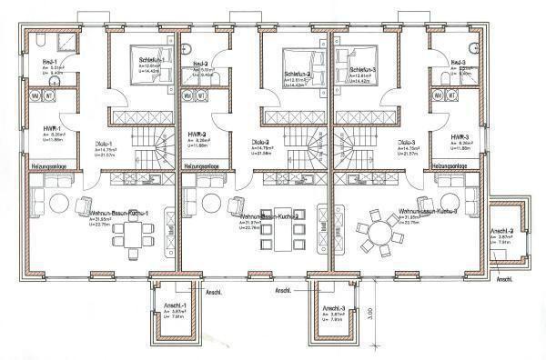 Reihenhaus Wiesmoor - 4 Zimmer, 128 m&sup2;, 890&euro; | Angebot:24983198