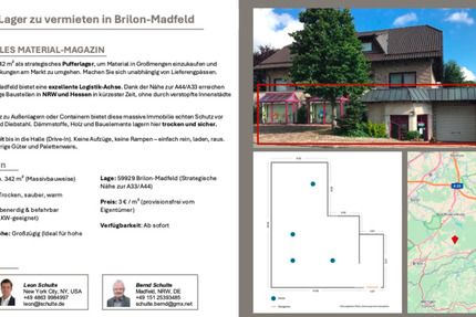 Gewerbeobjekt Brilon - 3&euro; | Angebot:25405856