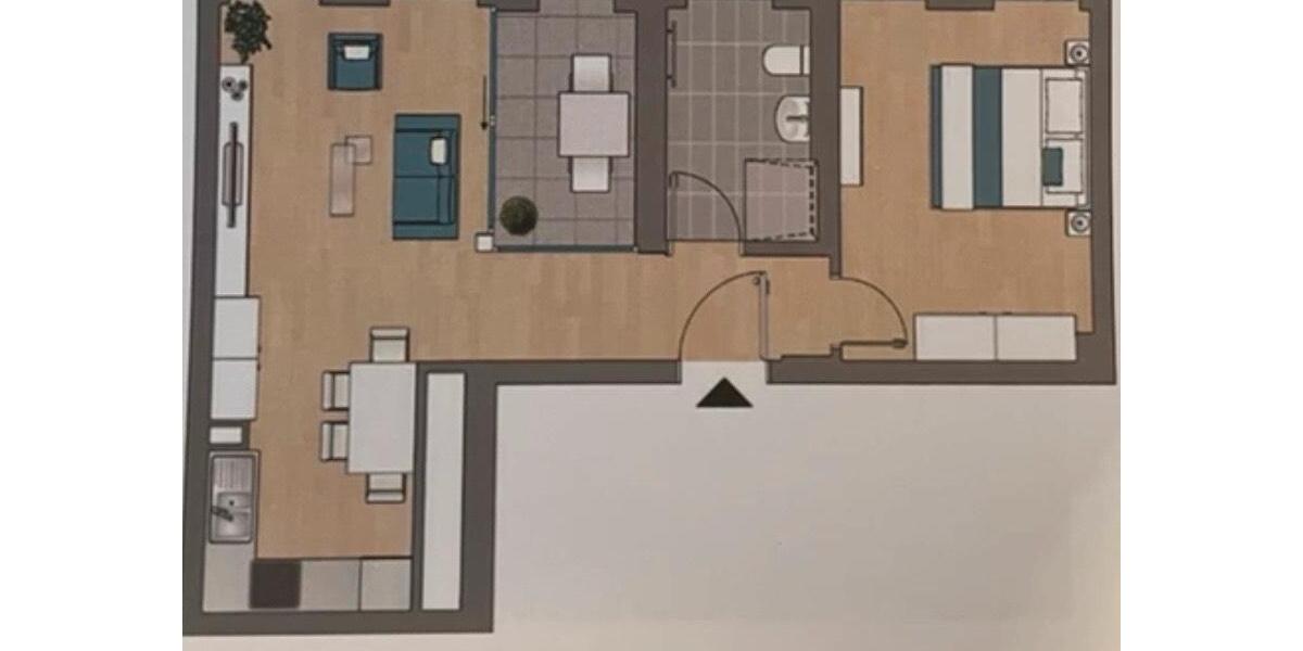 Etagenwohnung Backnang - 2 Zimmer, 47 m&sup2;, 1.290&euro; | Angebot:25062002