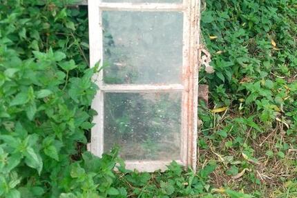 Alte Fensterscheibe zimmer