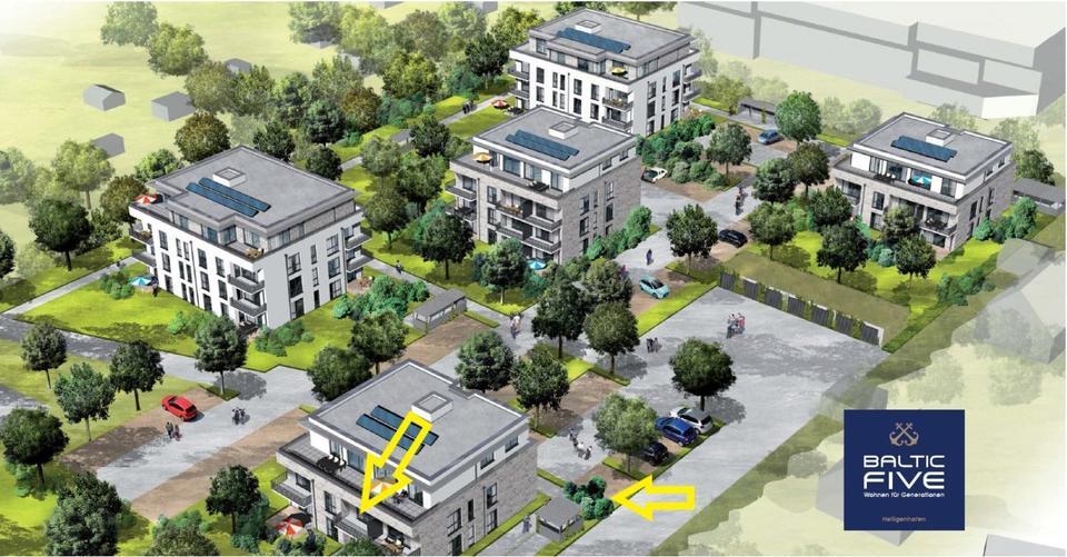 Energieeffiziente barrierefreie 2-Zimmer-Wohnung in Heiligenhafen