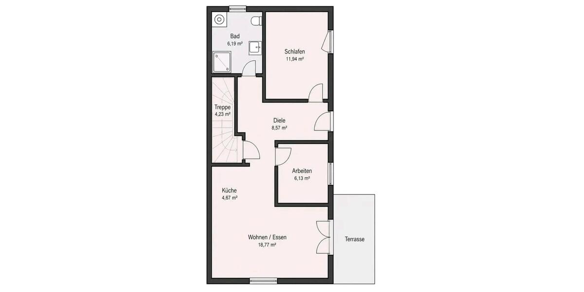 Erdgeschoßwohnung Bad Krozingen - 3 Zimmer, 60 m&sup2;, 1.350&euro; | Angebot:26463463