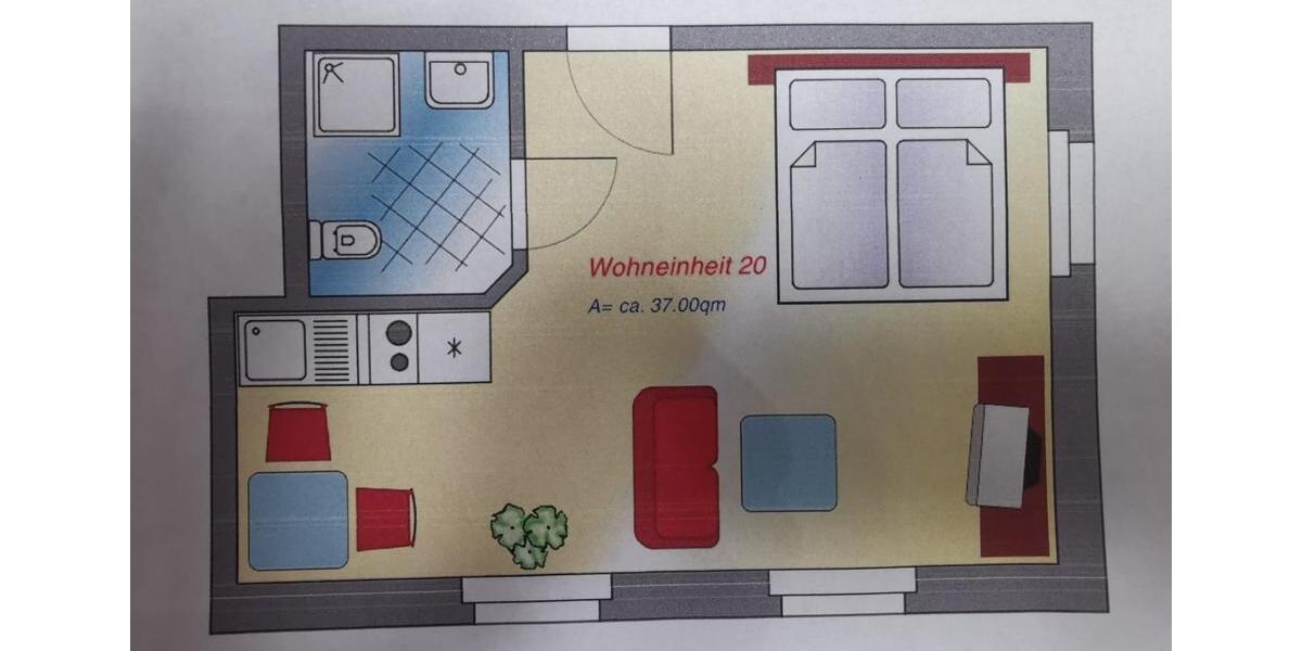 37 m² Betreutes Wohnen | Neustadt Orla | Zimmer | Wohnung mit Küche und Bad | auf Anfrage 1 zimmer