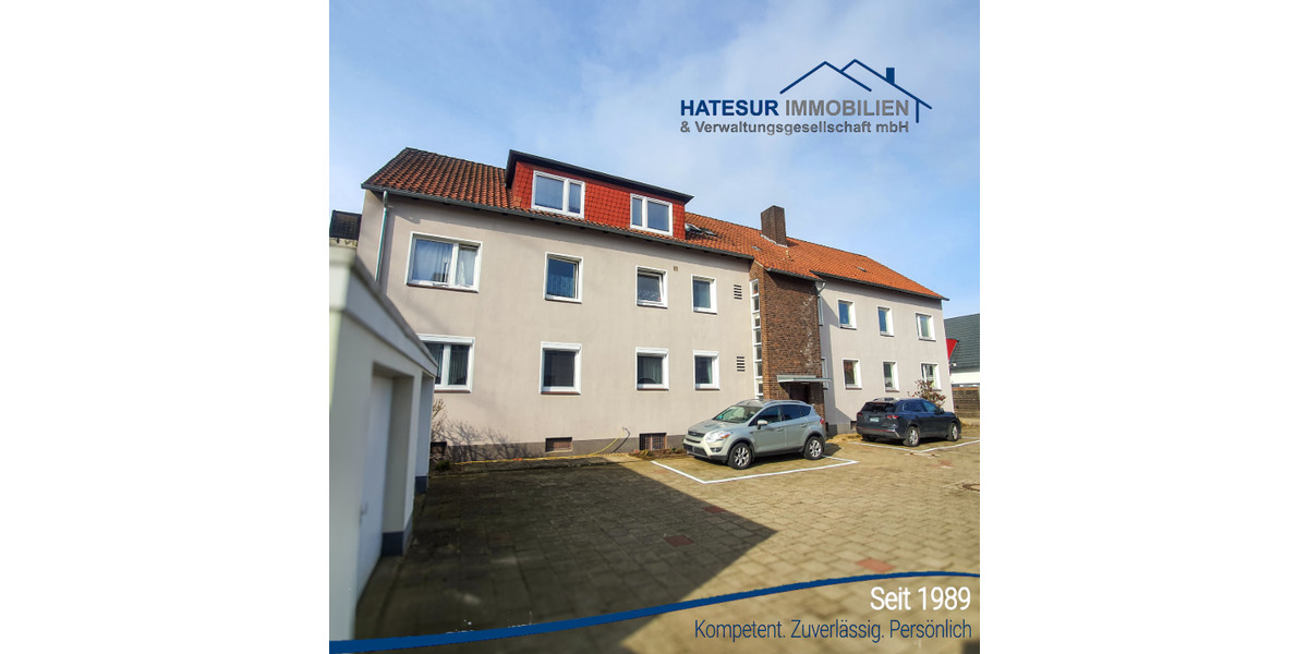 Etagenwohnung Nienburg - 2 Zimmer, 53 m&sup2;, 500&euro; | Angebot:25209908