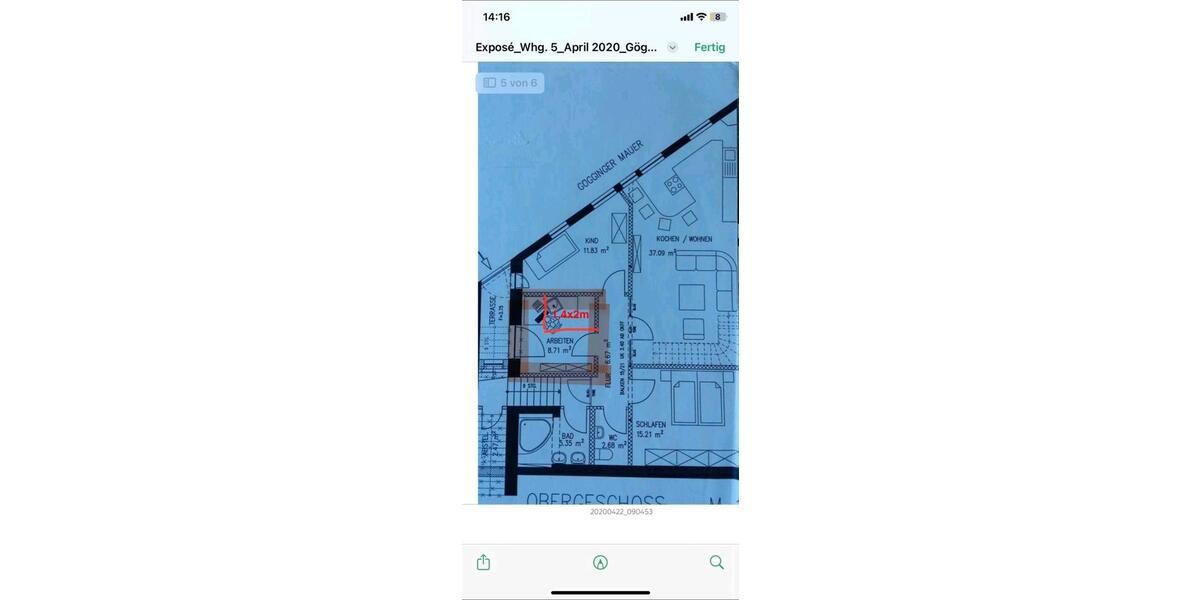 Wohnen auf Zeit Augsburg - 1 Zimmer, 9 m&sup2;, 350&euro; | Angebot:26659031