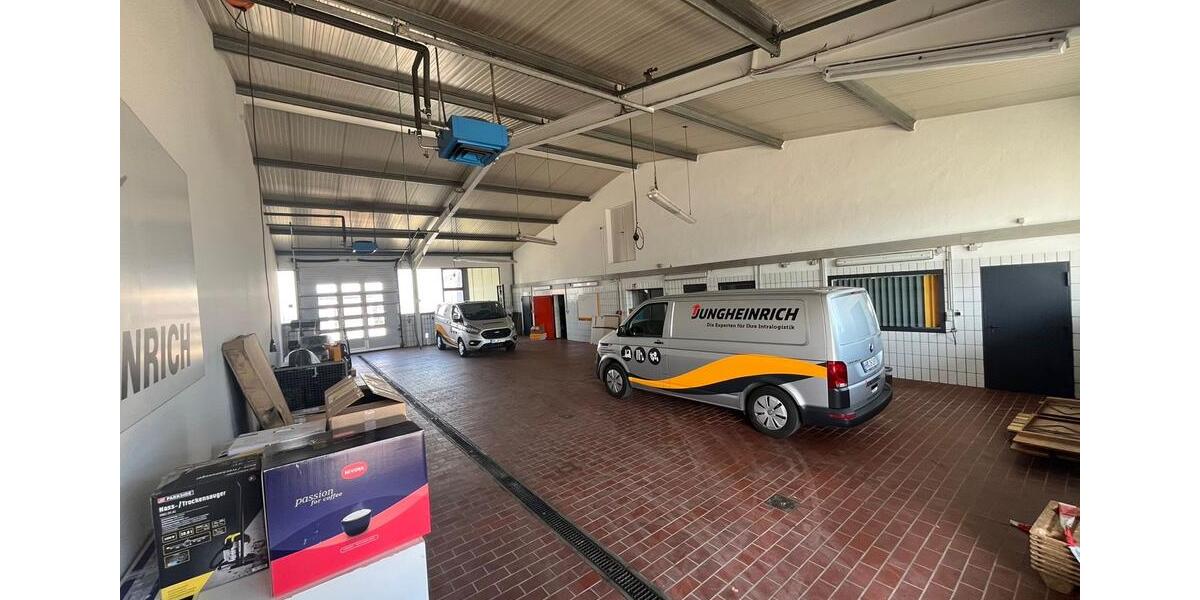 Gewerbehalle inkl. Hoffläche 944qm Veitshöchheim zu vermieten zimmer
