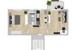 Etagenwohnung Riesa Canitz - 2 Zimmer, 51 m&sup2;, 304&euro; | Angebot:26637281