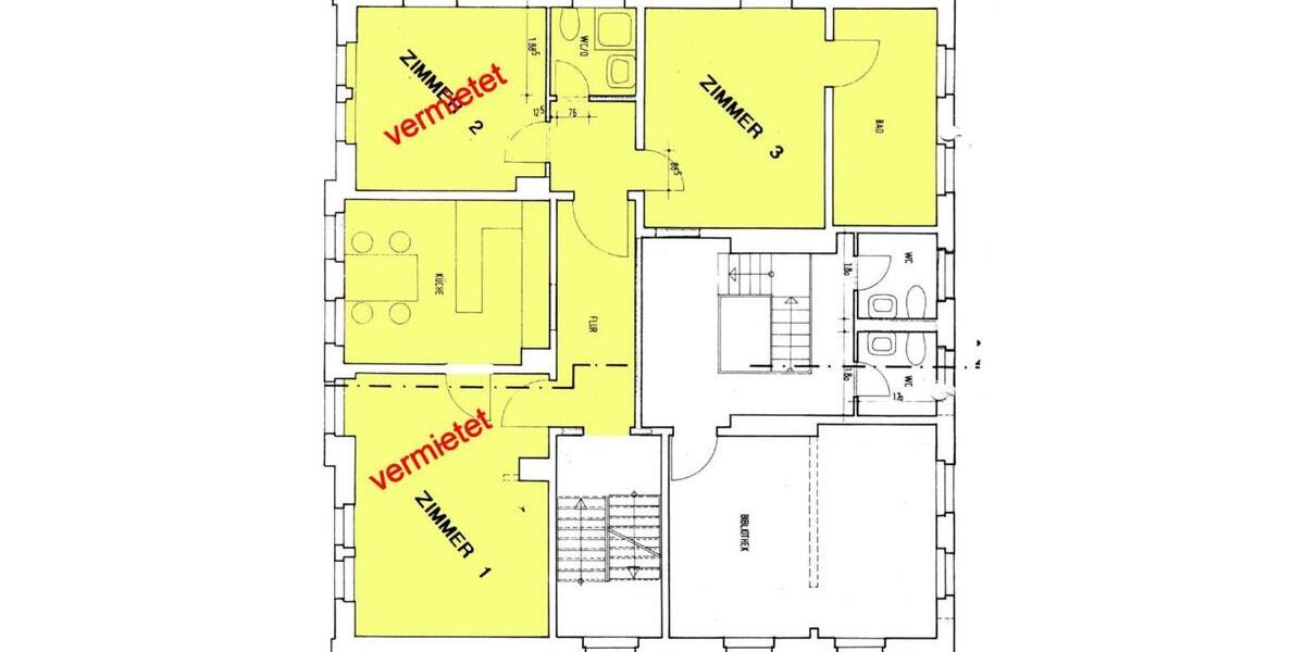 Etagenwohnung Holzminden - 1 Zimmer, 37 m&sup2;, 230&euro; | Angebot:26441382