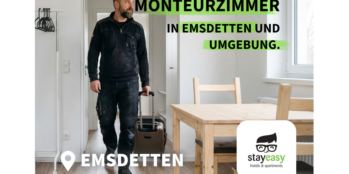 Wohnen auf Zeit Emsdetten - 5 Zimmer, 100 m&sup2;, 20&euro; | Angebot:25618483