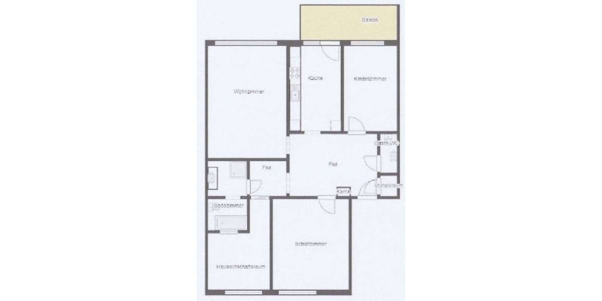Etagenwohnung Wermelskirchen Dortenhof - 3 Zimmer, 101 m&sup2;, 800&euro; | Angebot:25231731