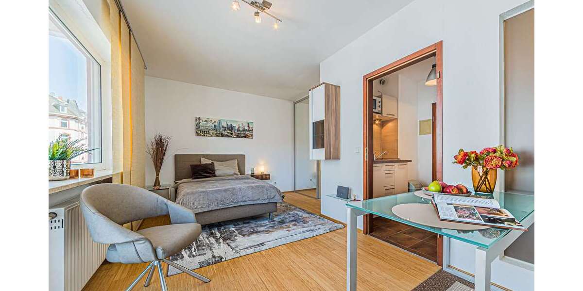 Etagenwohnung Frankfurt Nordend West - 1 Zimmer, 30 m&sup2;, 1.250&euro; | Angebot:26745301