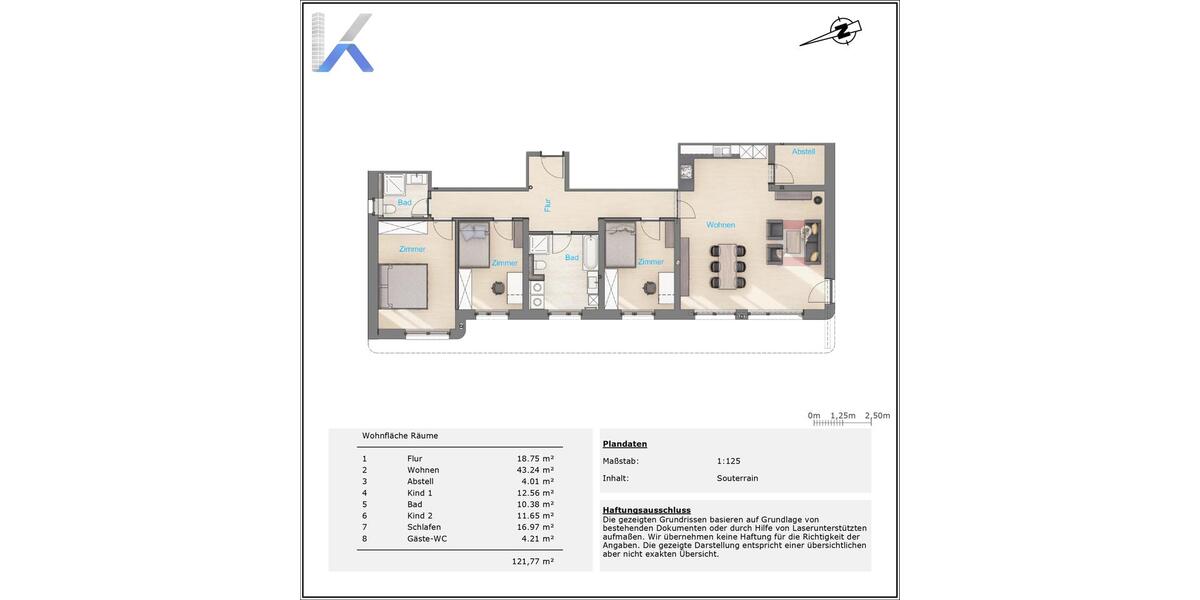 Etagenwohnung Leinefelde-Worbis Worbis - 4 Zimmer, 136 m&sup2;, 1.300&euro; | Angebot:22254333