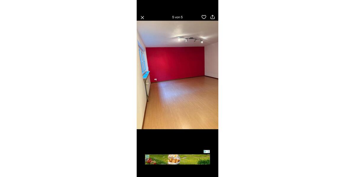 Erdgeschoßwohnung Lörrach Brombach - 1 Zimmer, 33 m&sup2;, 730&euro; | Angebot:26619551