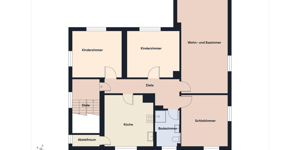 Etagenwohnung Bechhofen - 4 Zimmer, 107 m&sup2;, 1.000&euro; | Angebot:26261321