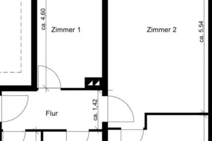 Wohnung Cottbus Spremberger Vorstadt - 3 Zimmer, 59 m&sup2;, 596&euro; | Angebot:26671127