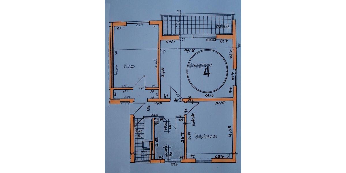 Etagenwohnung Feuchtwangen - 3 Zimmer, 74 m&sup2;, 700&euro; | Angebot:26019897