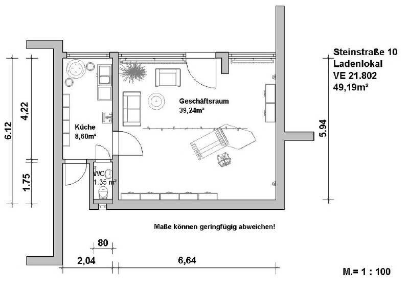 Gewerbeobjekt Minden Innenstadt - 699&euro; | Angebot:25661357