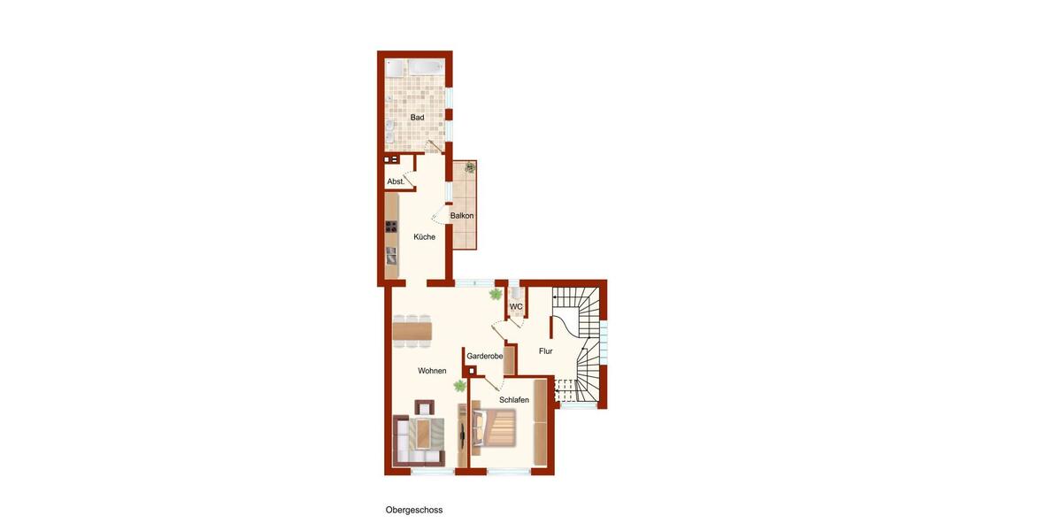 Etagenwohnung Pfungstadt - 2.5 Zimmer, 74 m&sup2;, 940&euro; | Angebot:26439304