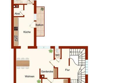 Wohnung Pfungstadt - 2.5 Zimmer, 74 m&sup2;, 940&euro; | Angebot:26439304