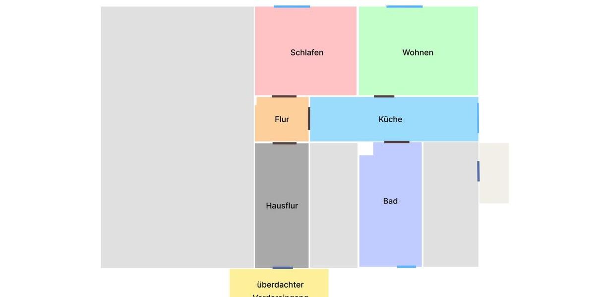 Erdgeschoßwohnung Beilrode - 2 Zimmer, 50 m&sup2;, 295&euro; | Angebot:26336141